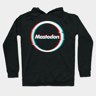 Glitch art - Mastodon Hoodie